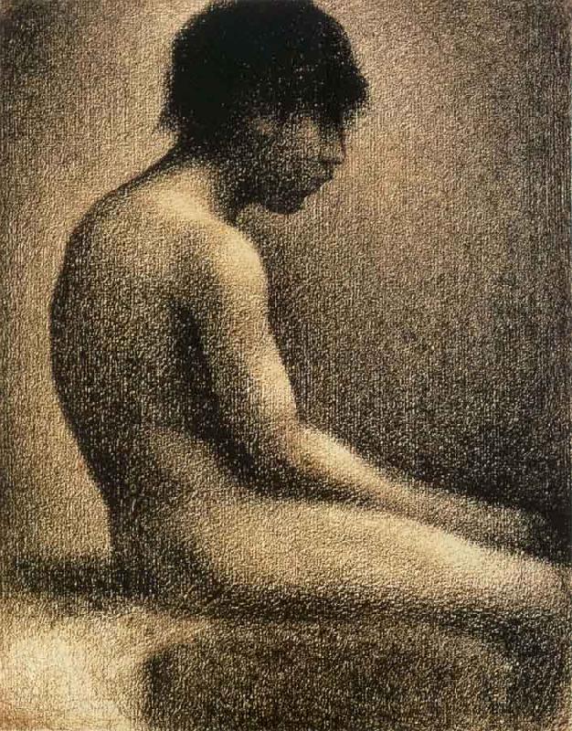 Georges Seurat The seated Teenager China oil painting art